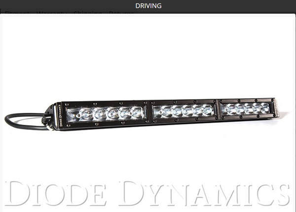 SS18 Stage Series 18" White Light Bar