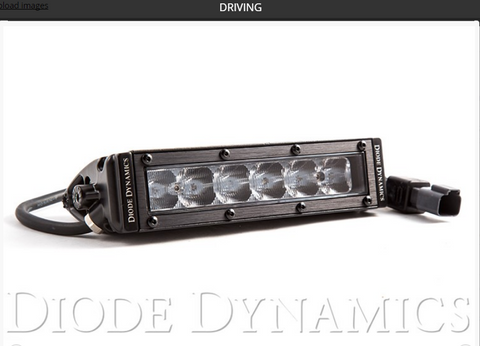 SS6 Stage Series 6" White Light Bar (one)