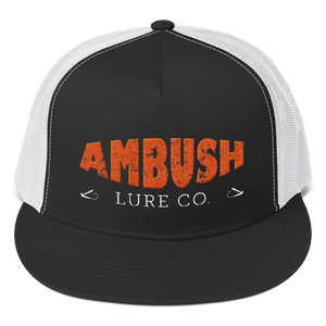 Ambush Lure Co Logo Flat Bill Trucker Cap